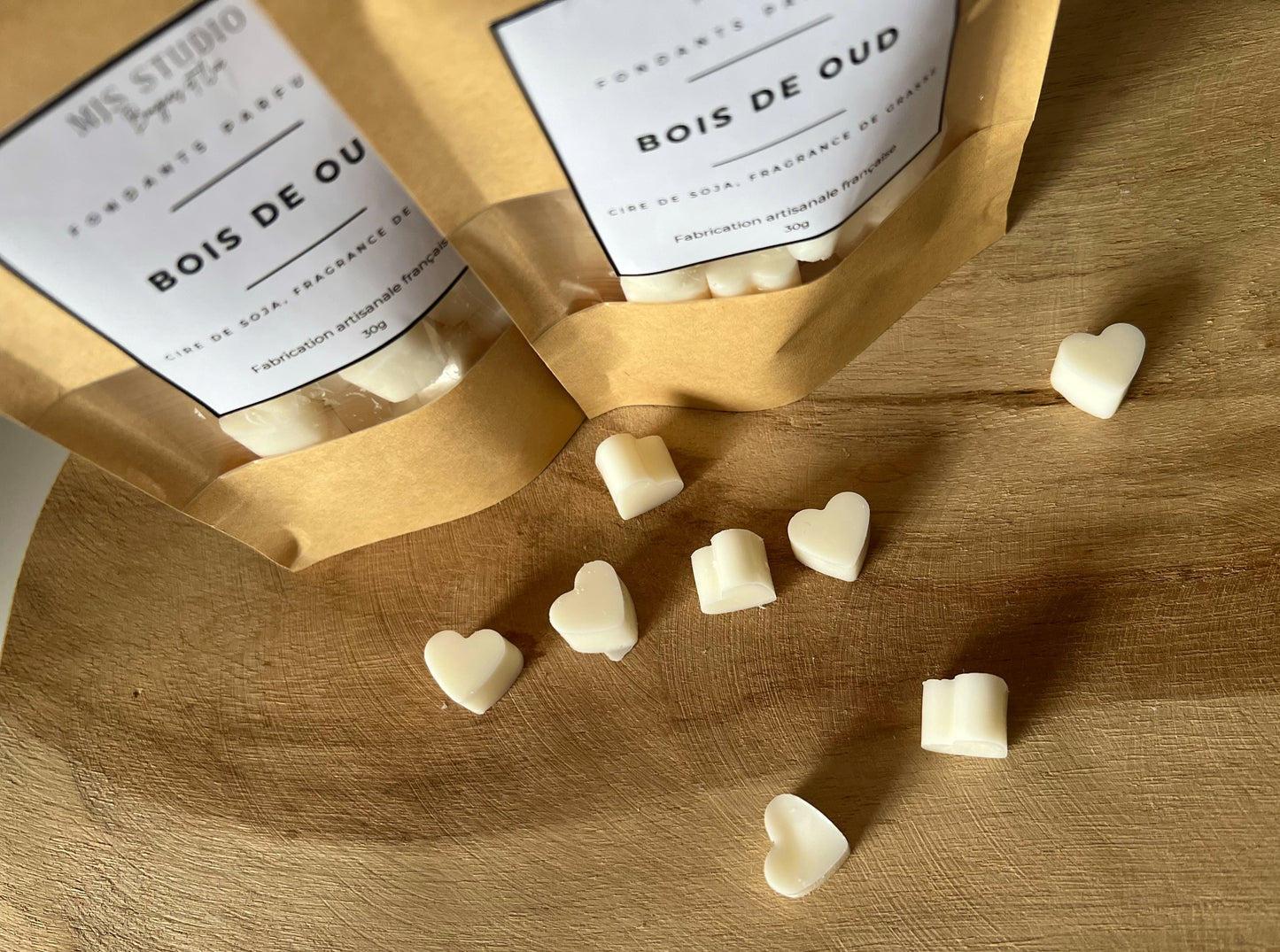 Fondants coeurs - Bois de Oud