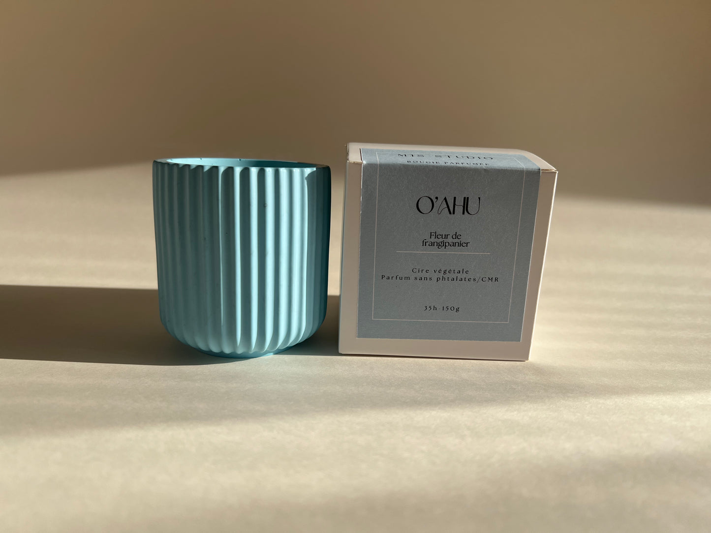 O'AHU - Bougie parfumée Frangipanier 150g