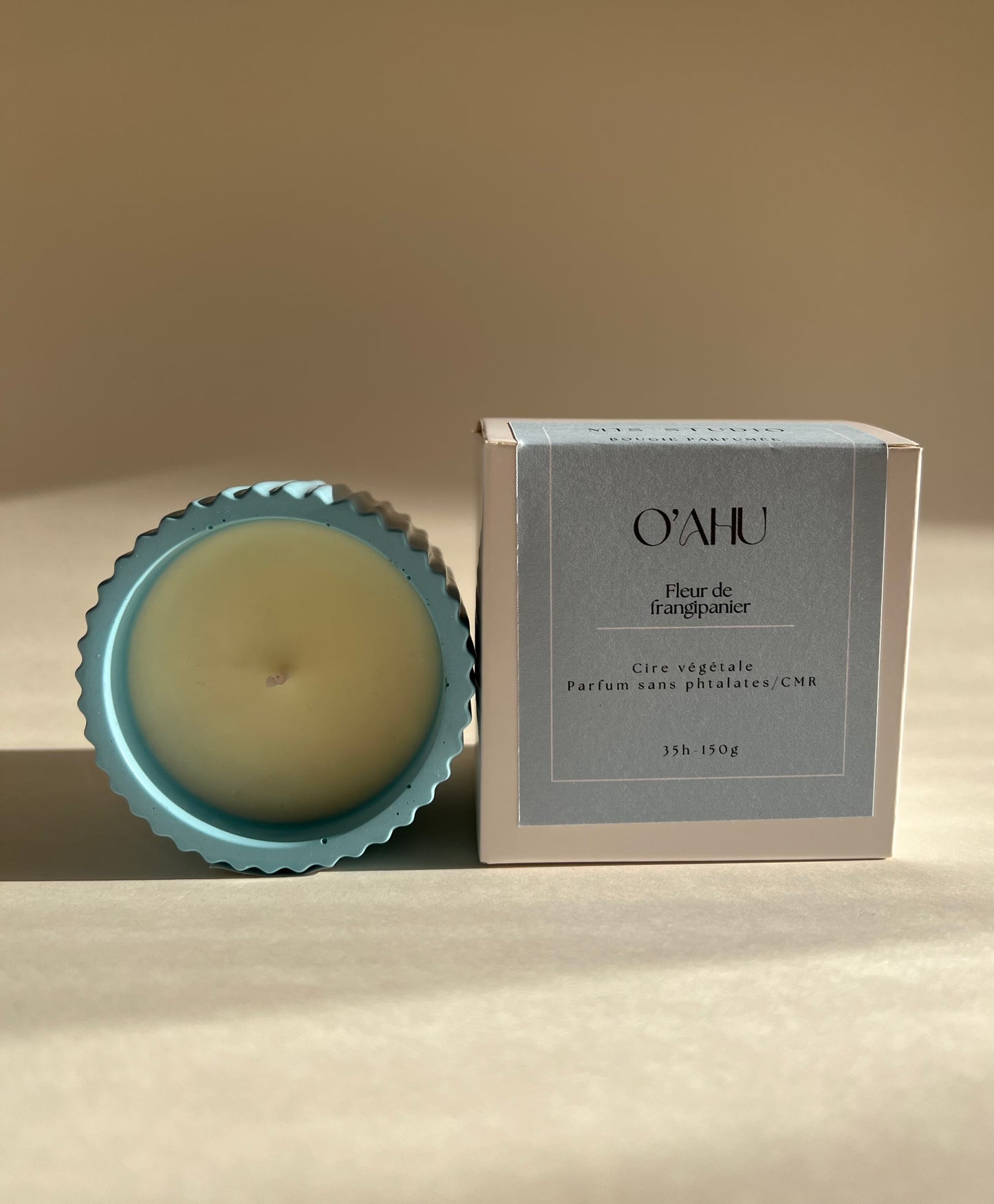 O'AHU - Bougie parfumée Frangipanier 150g